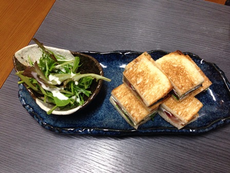 堺市戎之町のしめさばサンド